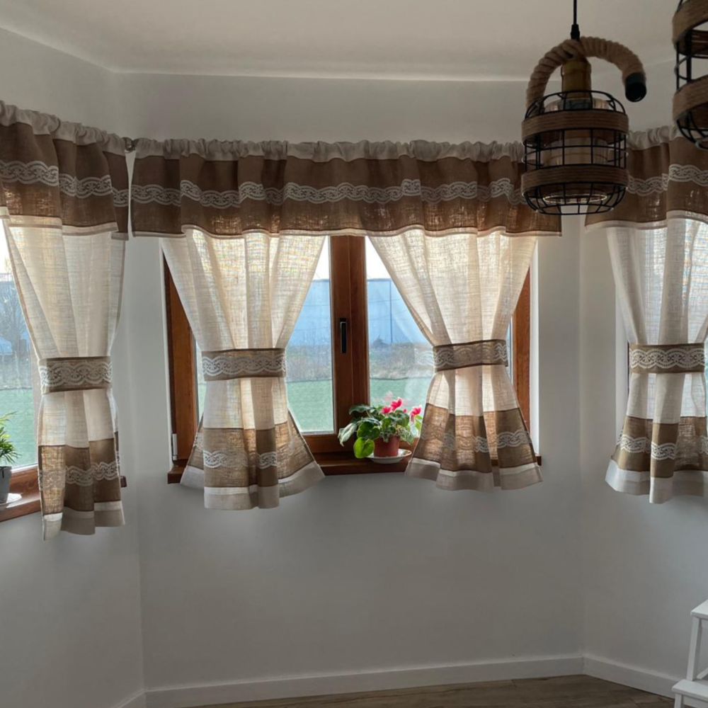 iutaalba-iutanatur1 Perdele Rustice din Iută și Dantelă