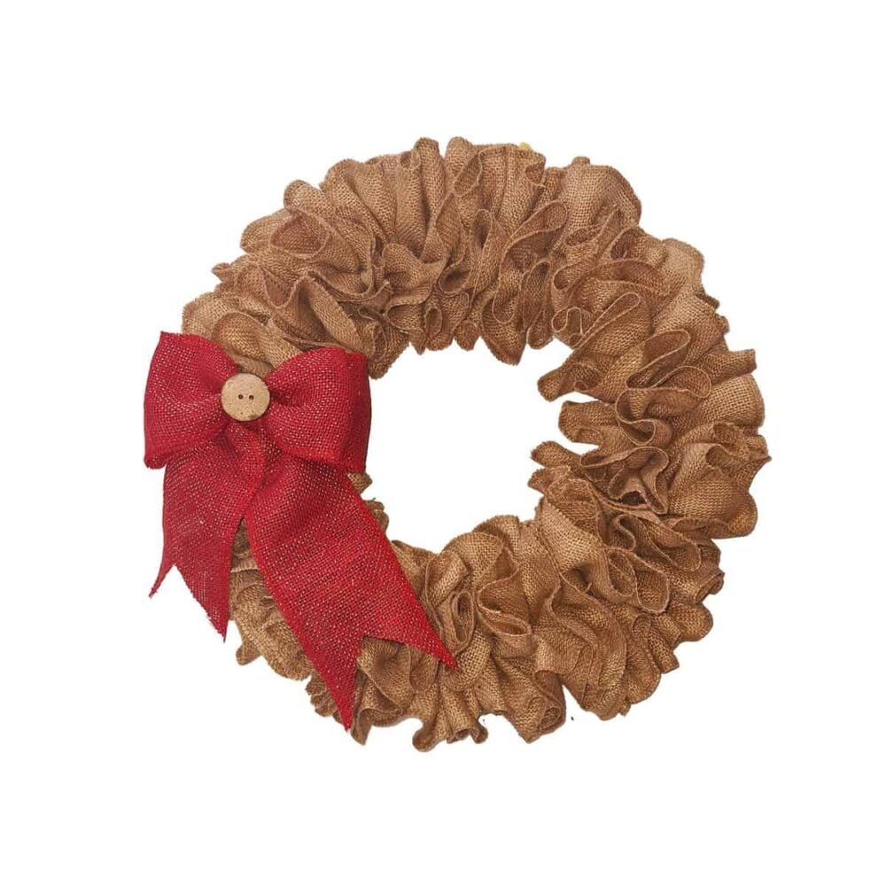 Coronita de Craciun din Iuta Naturala