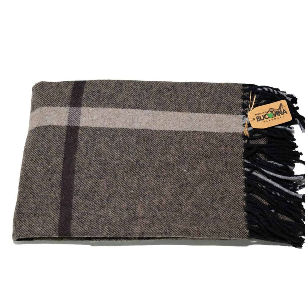 Untitled design(35) Esarfa Tip Sal Premium din Lana ,100 x 160 cm, maro