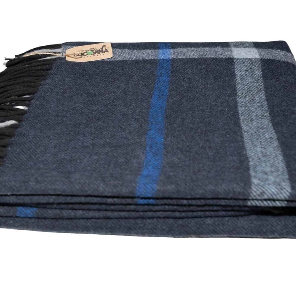 Untitled design(37) Esarfa Tip Sal Premium din lana ,100 x 160 cm, albastru