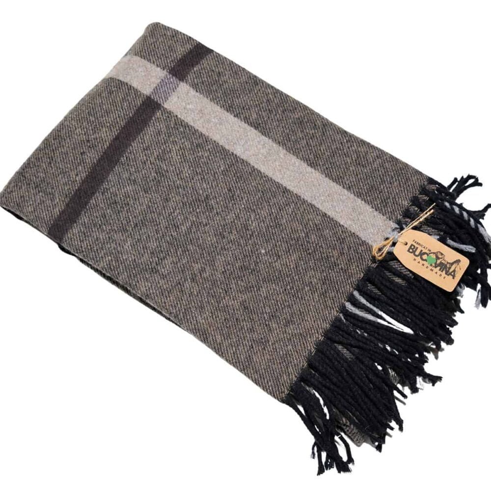 Untitled design(38) Esarfa Tip Sal Premium din Lana ,100 x 160 cm, maro