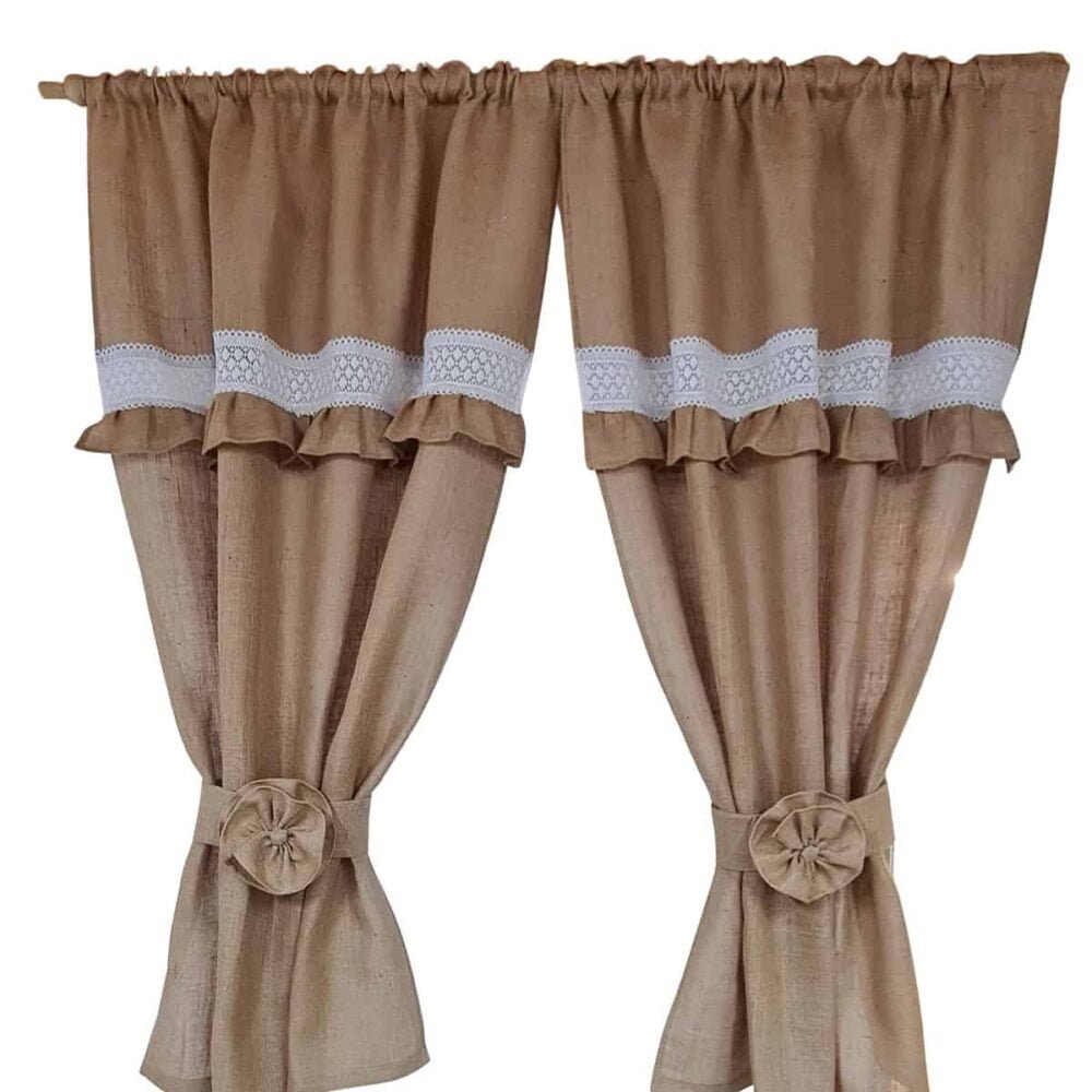 Untitled design(55) Perdele Rustice din Iuta cu Dantela din Bumbac