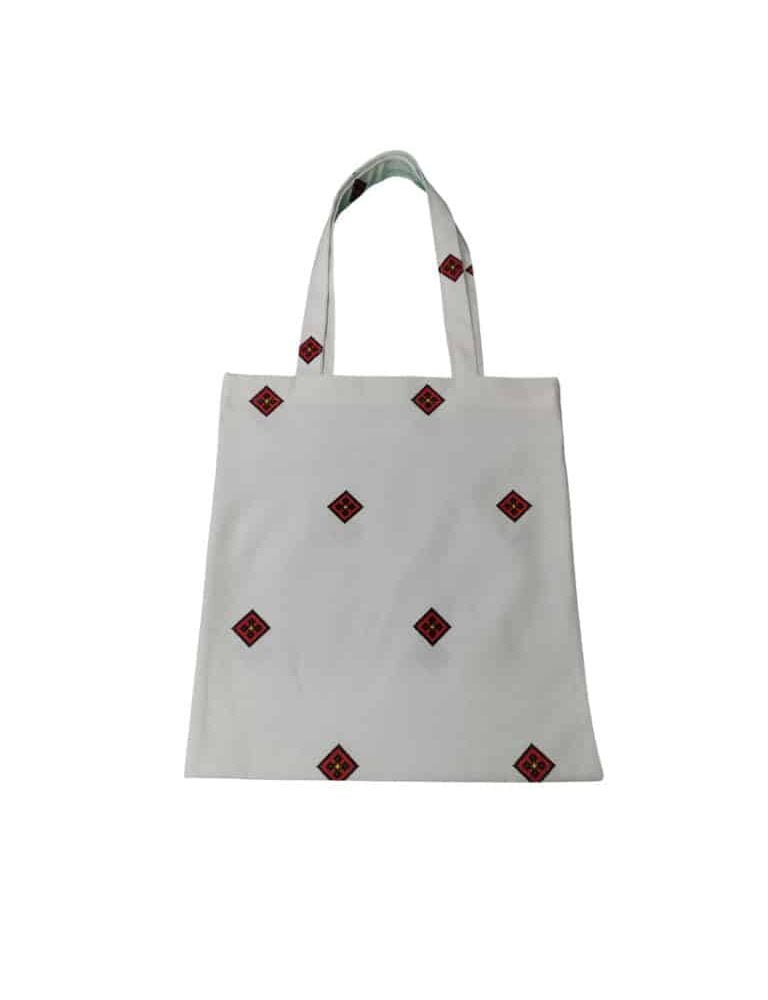 Sacosa Traditionala Rosu Sacose Traditionale din Bumbac | 42X38cm | Motive Traditionale |