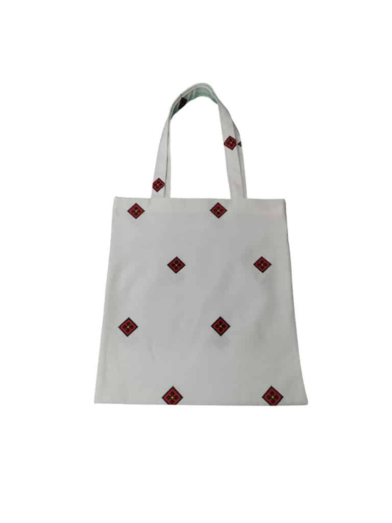 Sacosa Traditionala Rosu Sacose Traditionale din Bumbac | 42X38cm | Motive Traditionale |