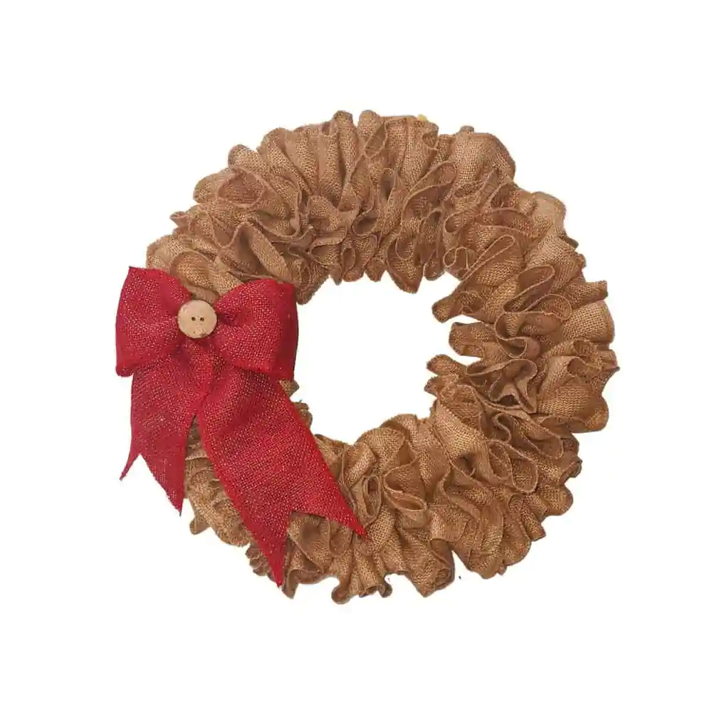 Coronita de Craciun din Iuta Naturala