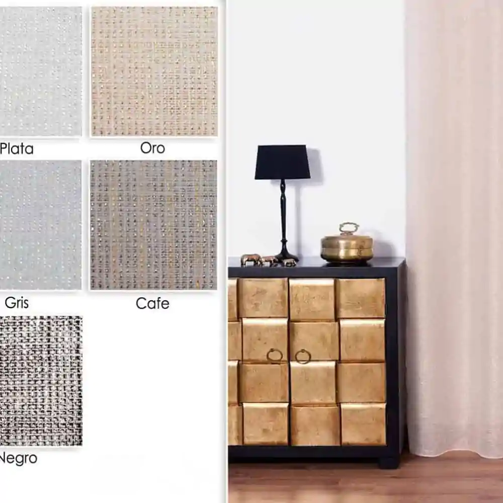 Perdele Naturale Albe din Bumbac-Plata