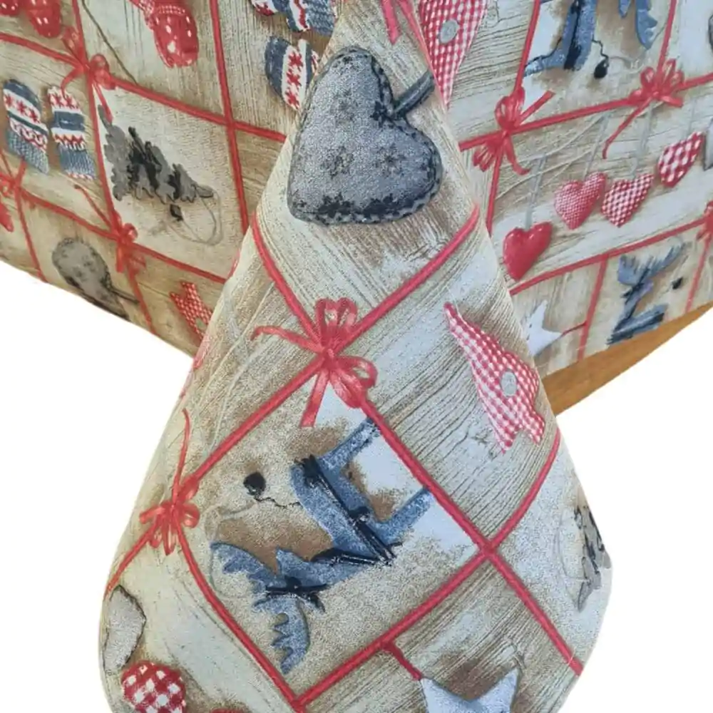 Fata de Masa Pentru Craciun Hearts